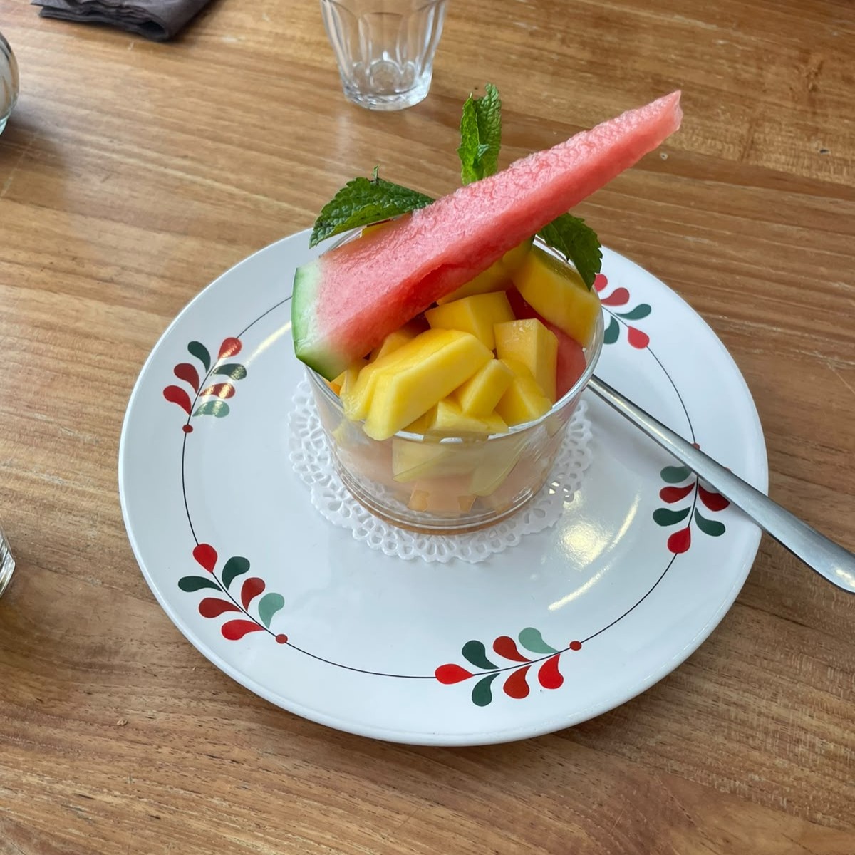 Perles de coco, mangue & grenade